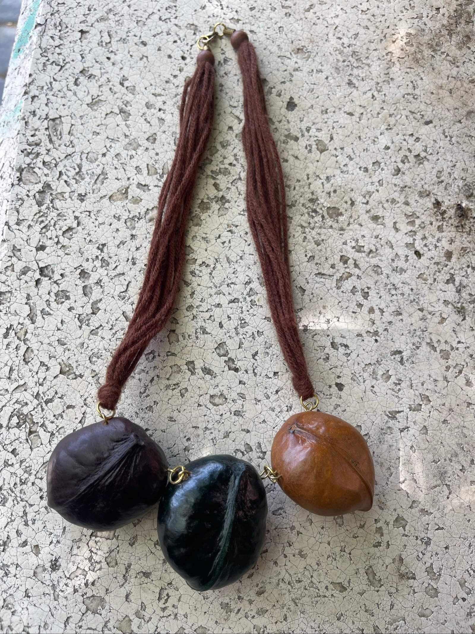 Natural seed necklace – photo 4